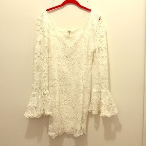 NWT white lace dress